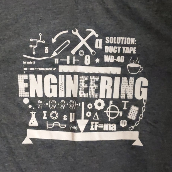 Gray Engineering t-shirt - Picture 3 of 7